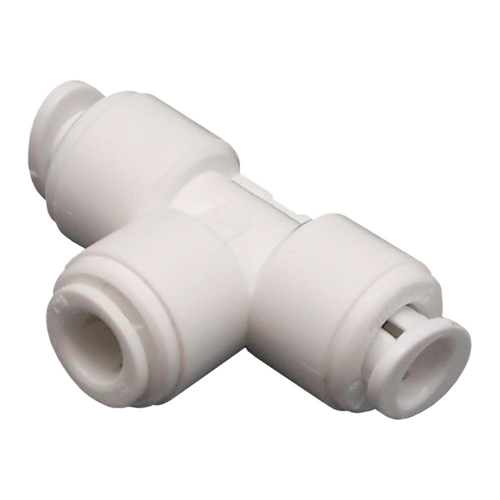 Adaptador T de polietileno com distribuição automática de ¼ POL