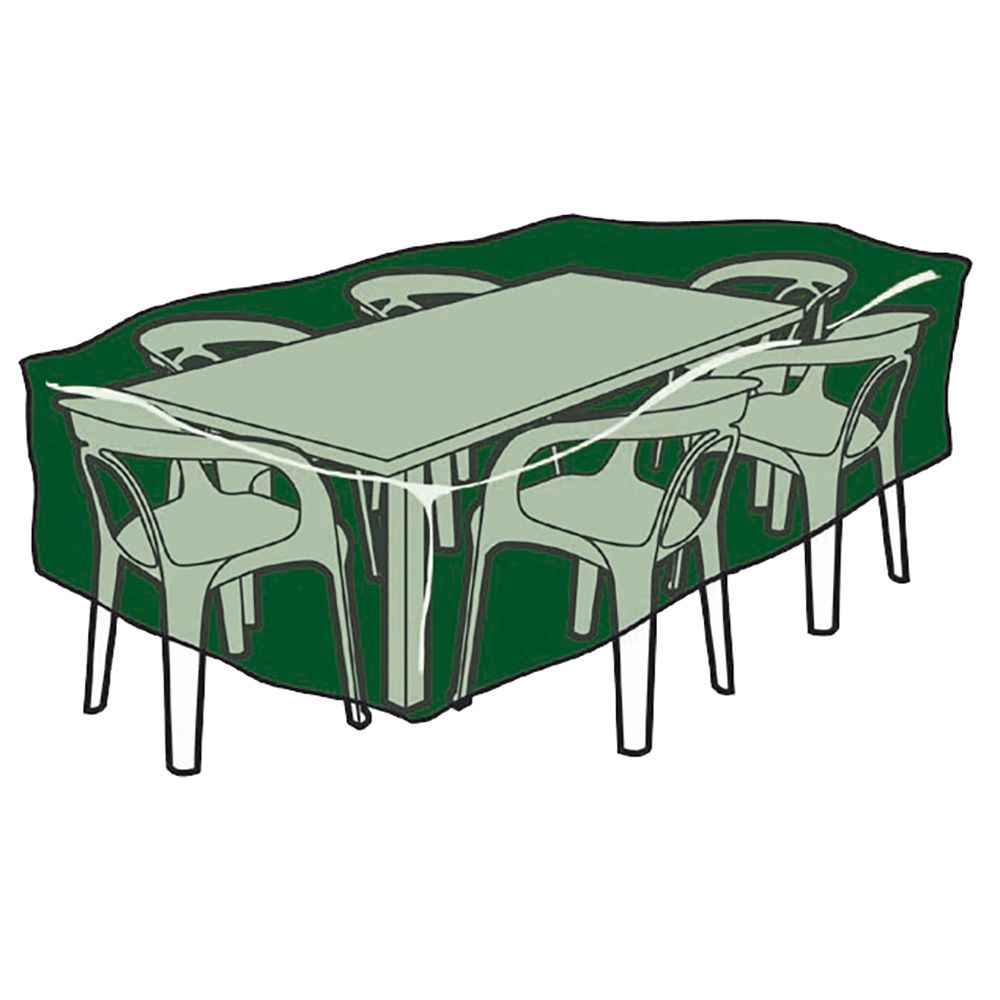 Capa protetora para mesa e cadeiras, 143 x 225 x 90 cm, 240 g/m²