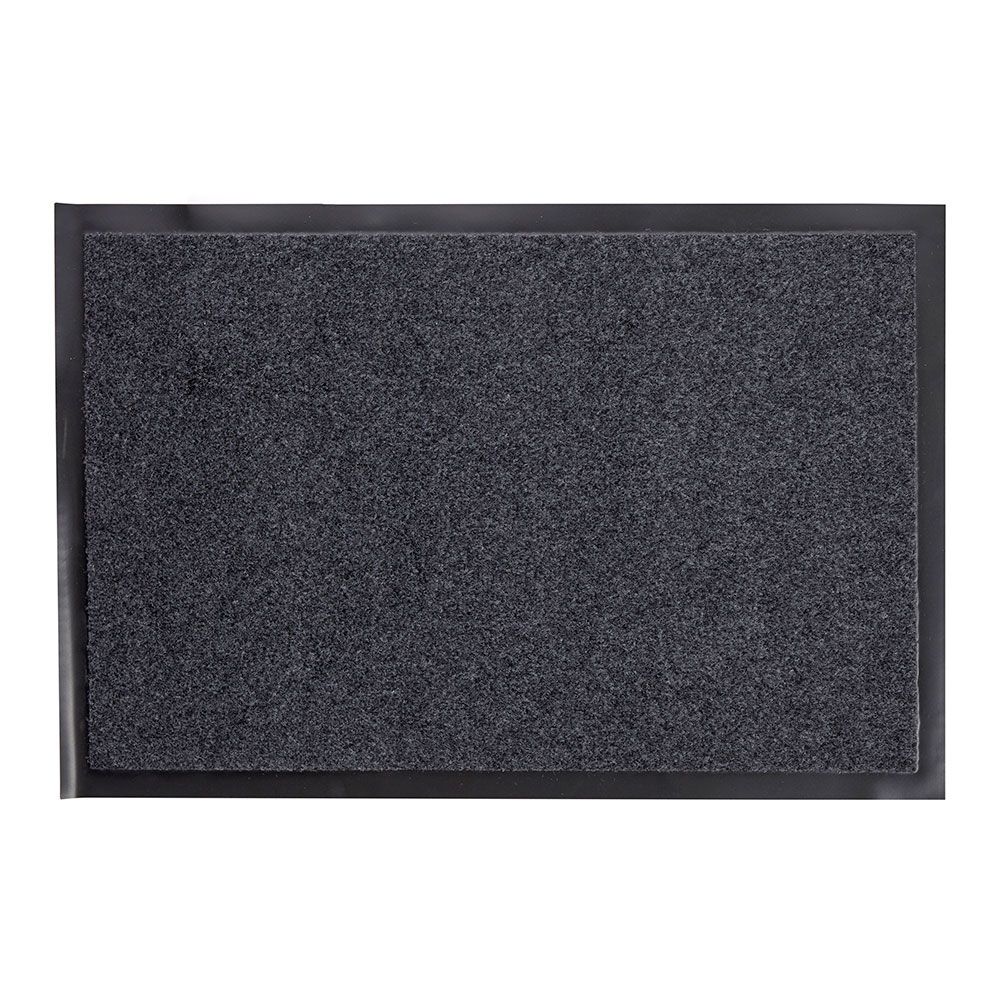 Tapete preto anti-derrapante 60 x 40 cm