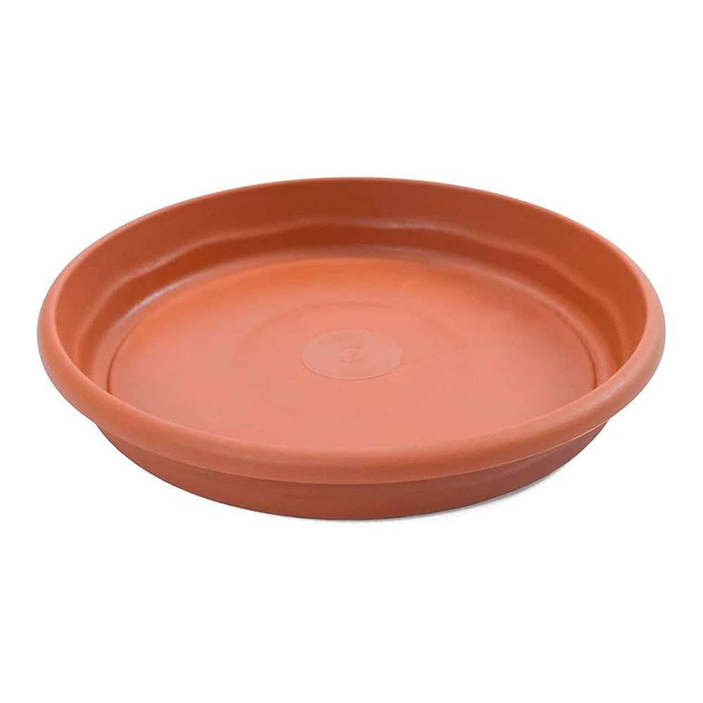 Prato de injeção COR terracota Ø26 cm para vaso ref: 74861