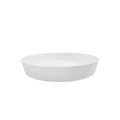 Prato de injeção COR branco Ø14 cm para vaso ref: 74935