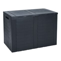Cómoda de varanda antracite 75 x 44 x 53 cm