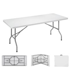 Mesa drobável 180x74x74cm tubo Ø22 x 1.0 mm