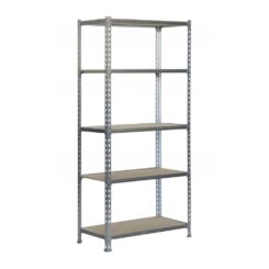 SIMON RACK Estante metálica Maderclick sem parafusos rack simon 5/400 galva/madeira
