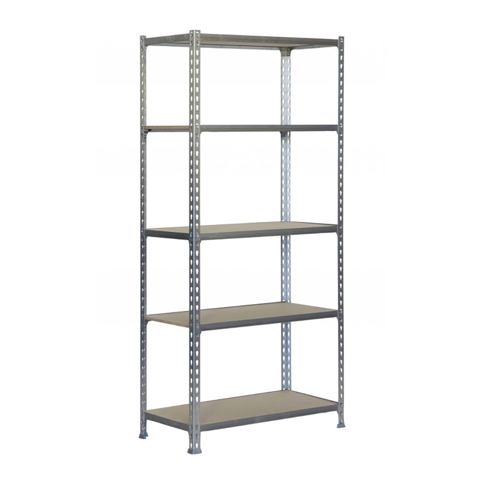SIMON RACK Estante metálica Maderclick sem parafusos rack simon 5/400 galva/madeira