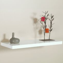 Prateleira com fixação invisível 80 x 25 cm branca