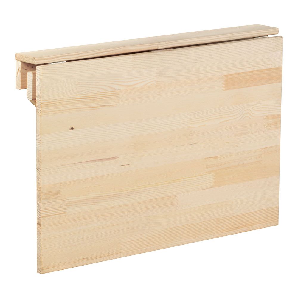Mesa de parede dobrável de madeira, 79 x 59 x 2 cm - Image 2