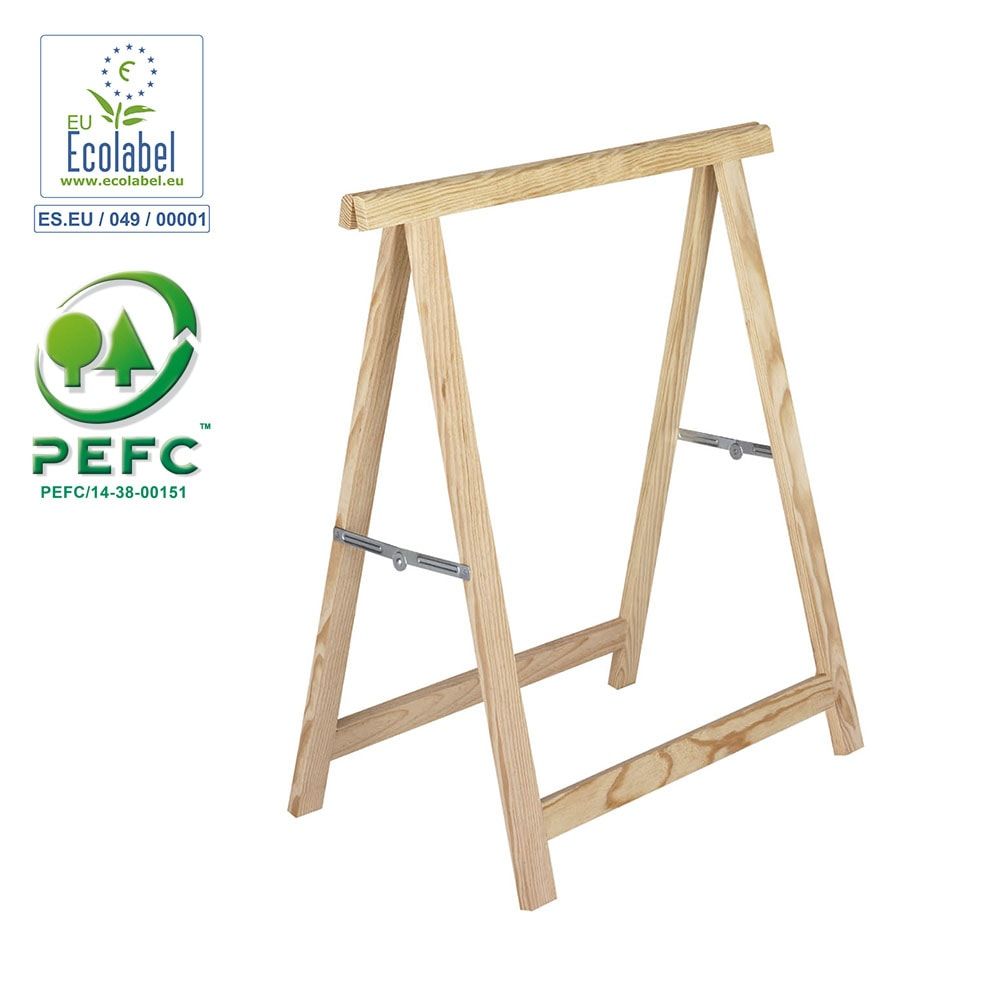 Cavalete pinho estandar 100% pefc cert 75 x 73,5 cm