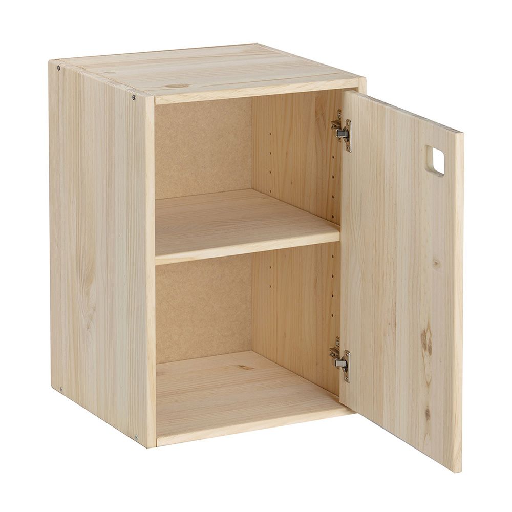 Móvel dinamic 1 porta modulo vertical pinho maciço 37,3x33x53,5cm astigarraga