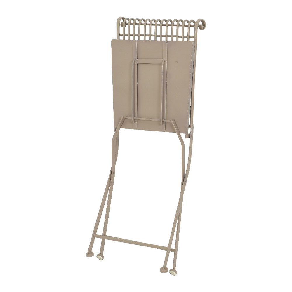 Mesa bistro em metal/mosaico, marrom, para USO externo, 58 x 58 x 72 cm - Image 3
