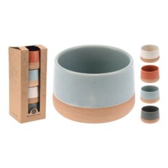 KIT 4 tigelas de cerâmica Ø9 x 5,6 cm