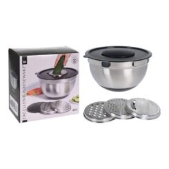Saladeira + 3 ralador, 25x25x14cm, A12405340. excellent houseware