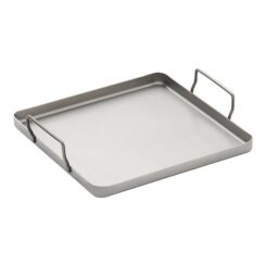 Bandeja de aço para forno 17 x 21 x 1,5 cm