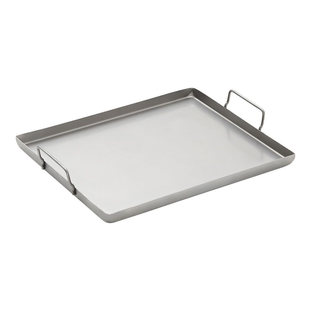 Bandeja de aço para forno 40 x 40 x 1,5 cm
