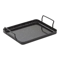 Bandeja de aço esmaltado para forno 17 x 21 x 1,5 cm