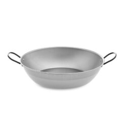 Frigideira funda polida com pegas Ø38cm. vaello