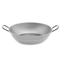 Frigideira funda polida com pegas Ø50cm. vaello