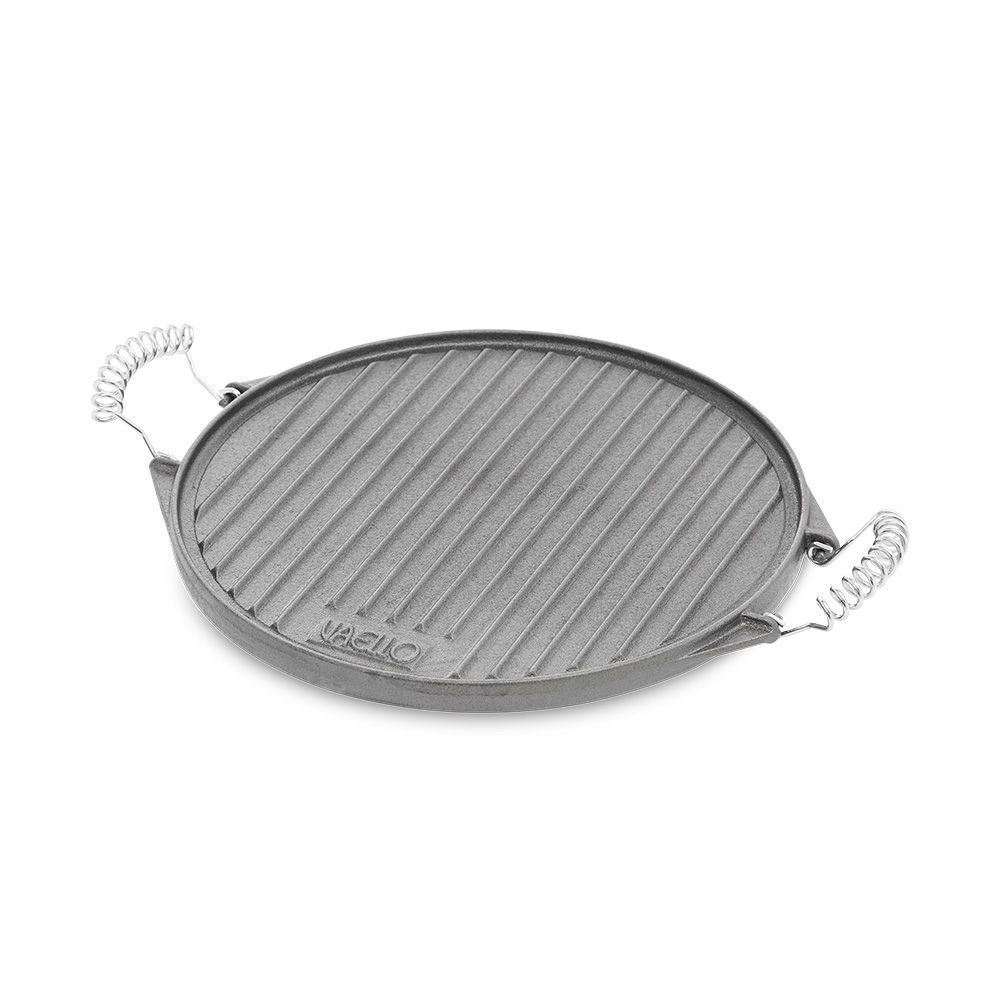 Grelhador de ferro fundido redondo Ø32cm. vaello