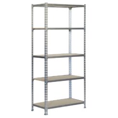 Estante madeira 167.4x71x31cm 5E galva/madeira 75KG simon rack