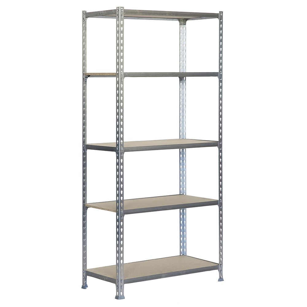 Estante madeira 167.4x71x31cm 5E galva/madeira 75KG simon rack