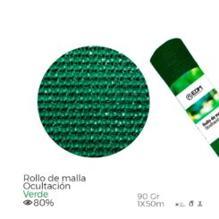 Malha de ocultação verde, 90 g/m², 1 x 50 m