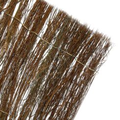 Urze natural castanha escura, 1 x 5 m