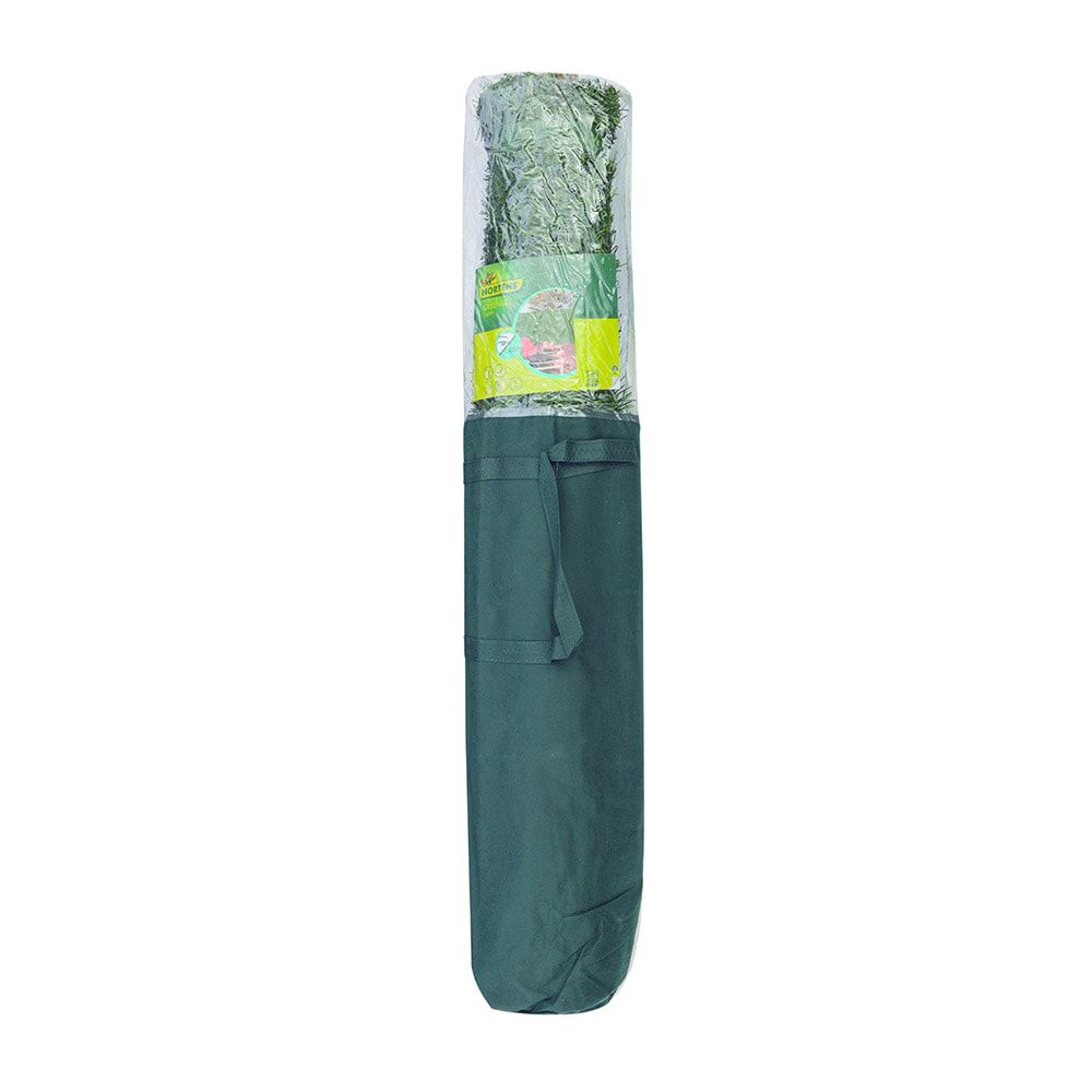 FAURA Sebe artificial em PVC bicolor verde com folha larga 110 hastes, 1 x 3 m - Image 3