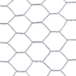 Rede metálica de triple torsão galvanizada: 19x0,7mm / 1x5m