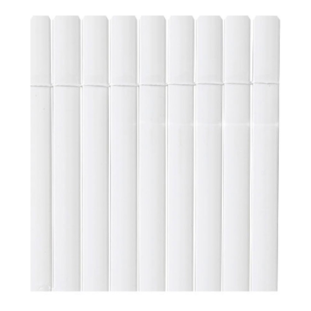 Tela de junco dupla face em PVC branco, 1 x 3 m