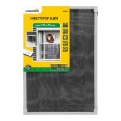 Mosquiteiro com armação extensível, malha de fibra de vidro, branco, 100-193 x 75 cm