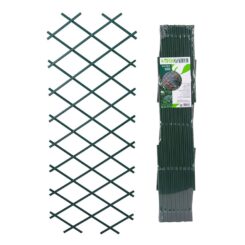 Rede dobrável verde para suporte de plantas, 150 x 55 cm