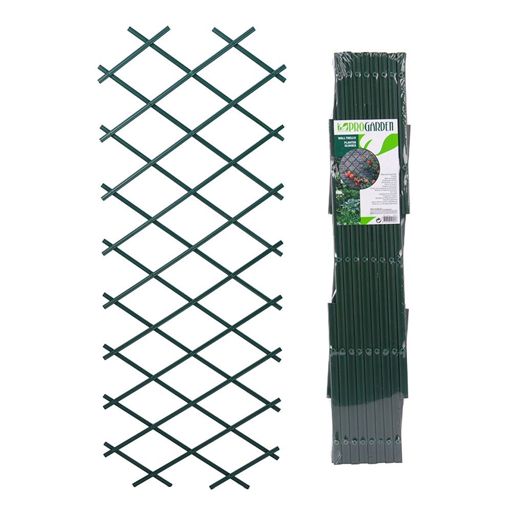 Rede dobrável verde para suporte de plantas, 150 x 55 cm