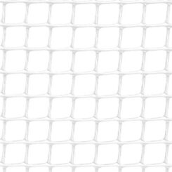 Rolo de tela cadrinet leve, quadrada de 10 x 10 mm, branca, 1 x 25 m
