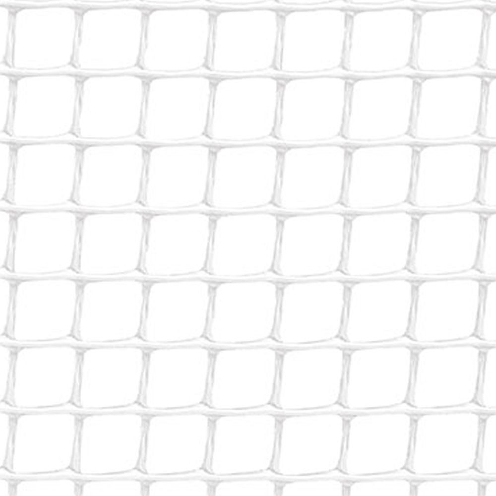 Rolo de tela cadrinet leve, quadrada de 10 x 10 mm, branca, 1 x 25 m