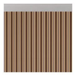 Cortina blackout para porta modelo ferrara, COR marrom-marfim, 90 x 210 cm