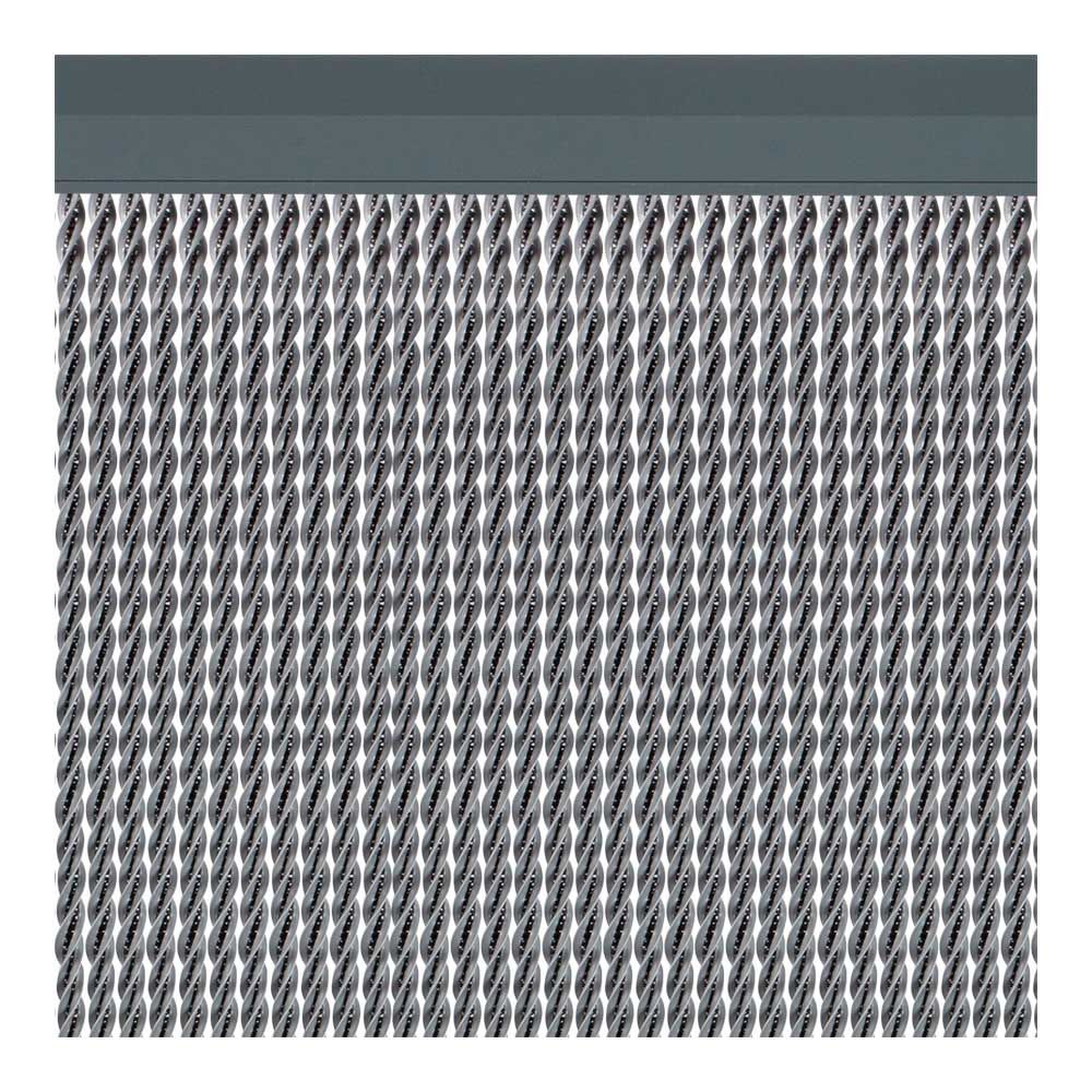Cortina de porta modelo manacor, COR prata, 90 x 210 cm