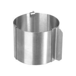 5FIVE Molde extensível de chapeamento de aço inoxidável ø6 - 10 cm, 4 peças