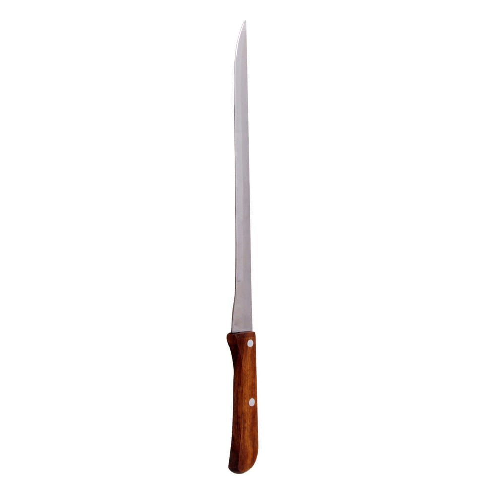 Faca de presunto com cabo de madeira 36,5 cm