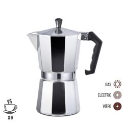 Cafeteira de alumínio 9 chávenas