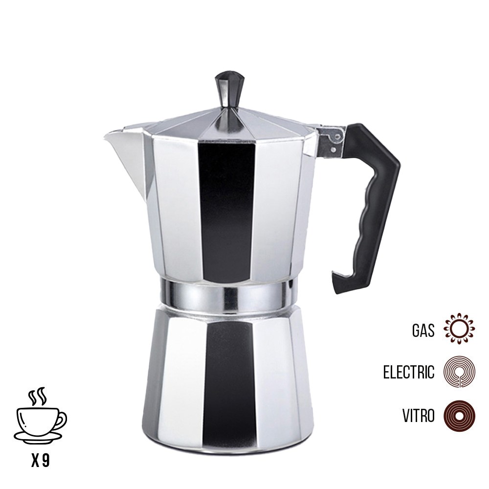 Cafeteira de alumínio 9 chávenas