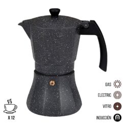 Cafeteira de alumínio de 12 chávenas