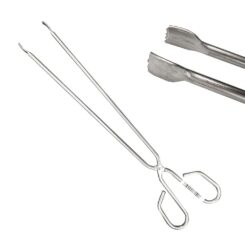 Pinça para carne de aço inoxidável de 35 cm