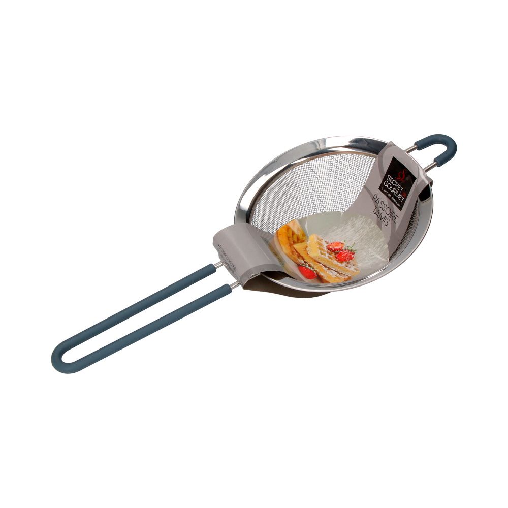 Colador inoxidavel com cabo de silicone Ø13,5 cm
