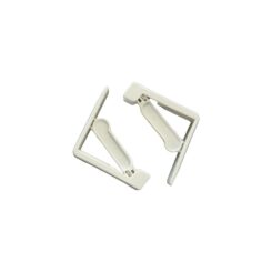 Pinças para toalhas de mesa ajustavel com mola COR branco, 4 UDS