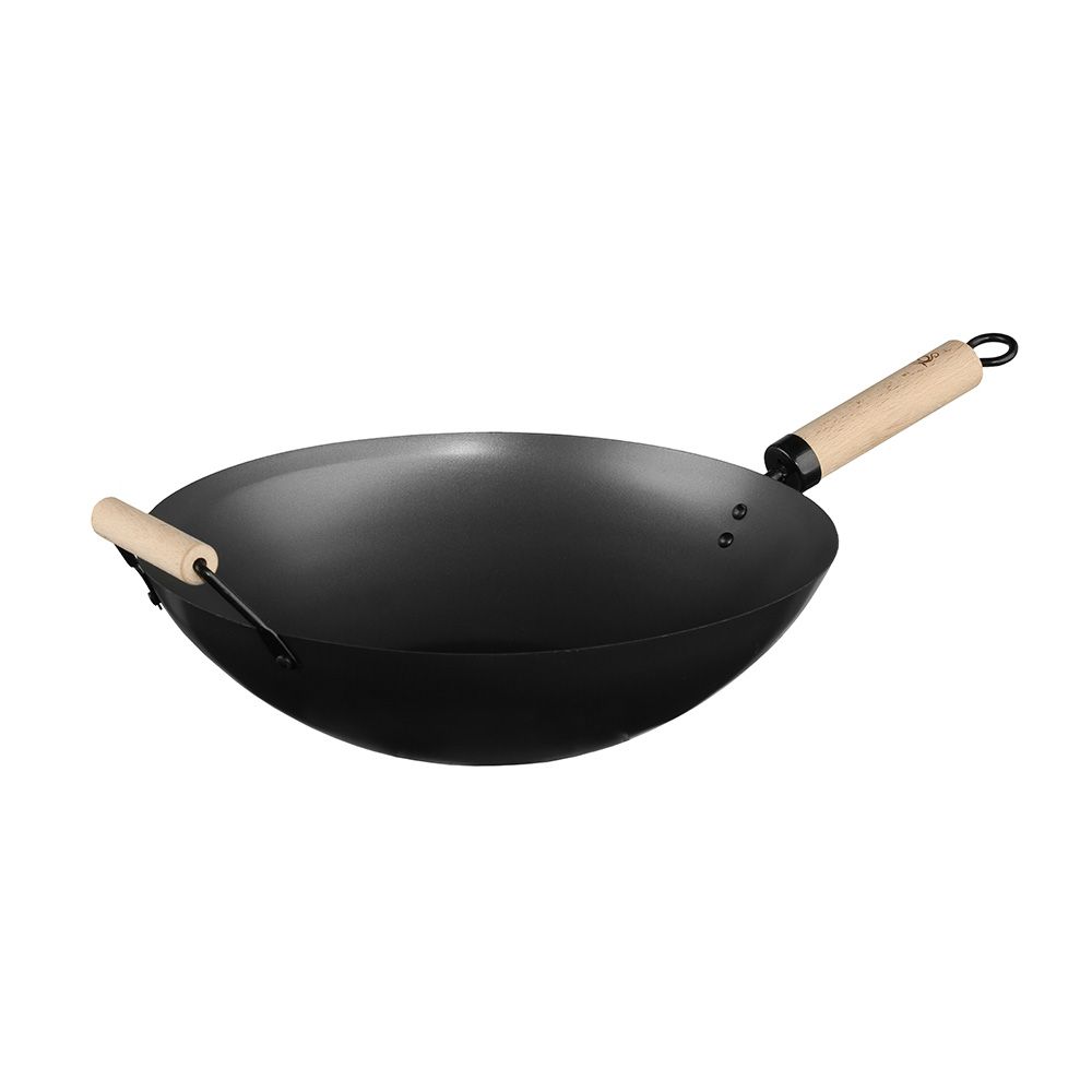 5FIVE Wok de aço com cabo de madeira e cabo ø35 cm