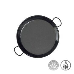 Frigideira para paelha tradicional em aço esmaltado Ø38cm (8 pessoas). vaello