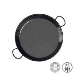 Frigideira para paelha tradicional em aço esmaltado Ø46cm (12 pessoas). vaello