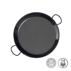 Frigideira para paelha tradicional em aço esmaltado Ø50cm (14 pessoas). vaello