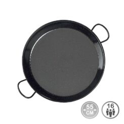 Frigideira para paelha tradicional em aço esmaltado Ø55cm (16 pessoas). vaello
