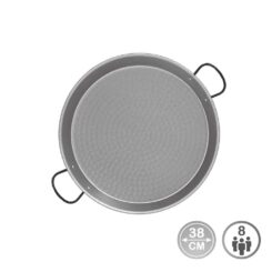 Frigideira paelha tradicional de aço polido Ø38cm (para 8 pessoas). vaello